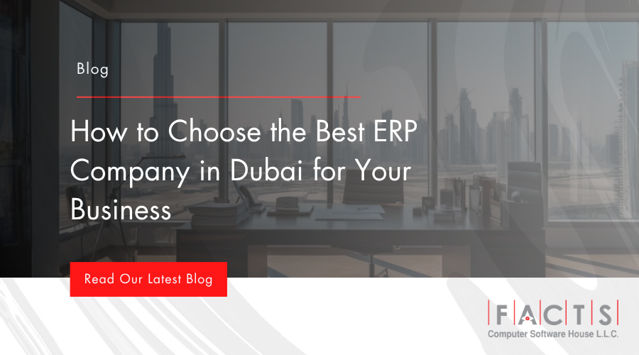 Best ERP software company in Dubai for your business
